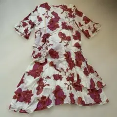 Haada for ROSE BUD 花柄ワンピース　七分袖　FREEのサムネイル