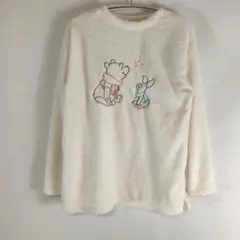 5805 UNIQLO ディズニー プーさん フリース パジャマ トップス L