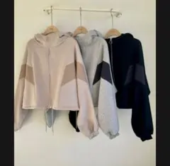 eyarn バイカラースウェット SET