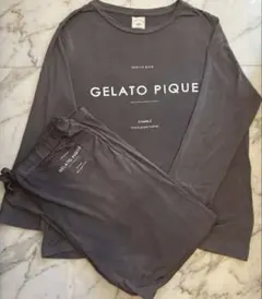 gelato pique ジェラピケ グレー セットアップ 上下 ルームウェア