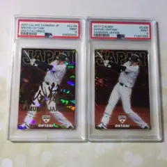 【貴重】2017年 大谷翔平 侍ジャパン 金箔漢字サインカード PSA9鑑定済み