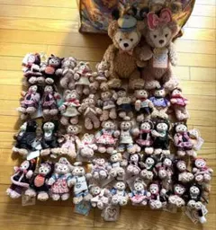 TDS ダッフィー　シェリーメイ　ぬいぐるみバッジ　ポシェット　新品　ディズニー