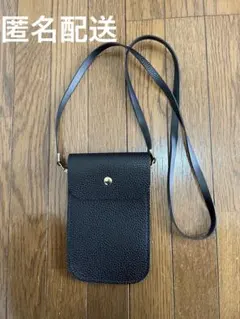 【新品未使用】フラップ付きスマホショルダーバッグ　サコッシュ