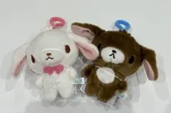 サンリオキャラクターズ くりっぴぃ　平成うさちゃんず しろうさ　くろうさ