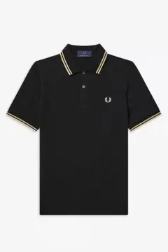 未使用に近い‼️フレッドペリーポロシャツ　M3600 ブラック×ホワイト　Mサイズ FRED PERRY（フレッドペリー） FRED PERRY M3600 ポロシャツ メンズ