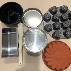ケーキ型 まとめてセット ノルディックウェア 薔薇型 遠藤孝商店 パウンド型他のサムネイル