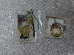 新撰組 比翼録 勿忘草 山崎烝 アクリルキーホルダー 缶バッジ セット