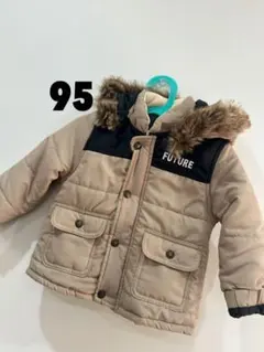 フード付きダウンジャケット 95センチ