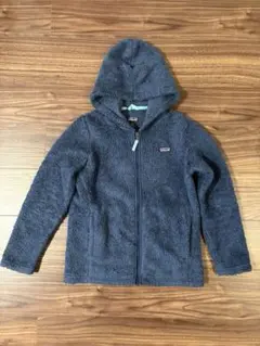 Patagonia キッズ　ボアフリースジャケット L(12) ネイビー