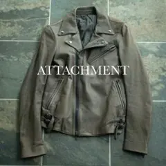 ATTACHMENT ディアスキン ダブルライダース レザー riri zipのサムネイル