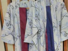 男女兼用浴衣フリー帯付き二枚組