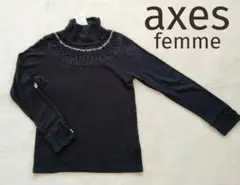 axes femme ビーズテープ起毛タートルのサムネイル