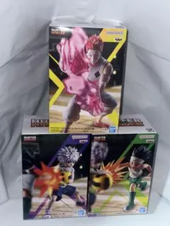 プライズ　ハンターハンター(ゴン、キルア、ヒソカ)　フィギュア