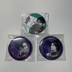 進撃の巨人 缶バッジ 日田 原作 ミカサ リヴァイ