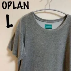 OPLAN ベロア アシンメトリー Tシャツ good deal