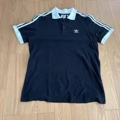 adidas Originals ポロシャツ ブラックのサムネイル