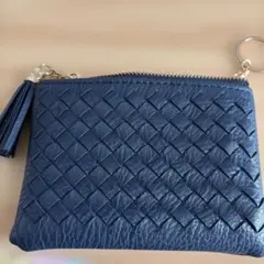 mal.イントレチャート　小物いれ　小銭入れ　パスケース　ポーチ　キーリング付き