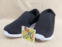 スリップインスニーカー　メンズ24.5cm　黒　スケッチャーズではありません p