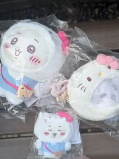 サンリオ×ちいかわ　キティ　ちいかわ　ぬいぐるみ ポシェット マスコット