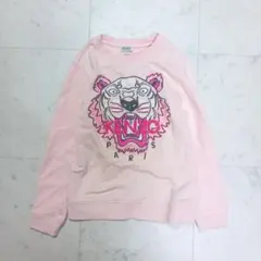 KENZO トラ刺繍 キッズ 女の子 スウェット　トレーナー 140 ピンク