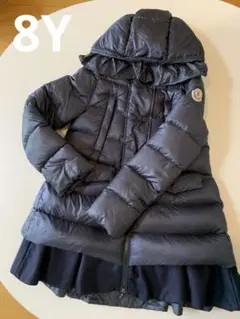 モンクレール　8Y 130cm ダウン　コート　ネイビー　MADELAINE