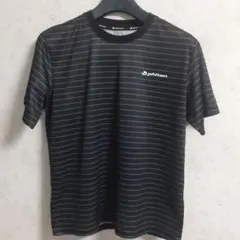 ファイテン（phiten）スポーツTシャツ 半袖 ボーダー柄　サイズLLのサムネイル