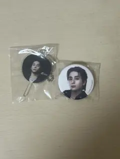 INI 西洸人 ミニ缶バッジ アクリルミニうちわ