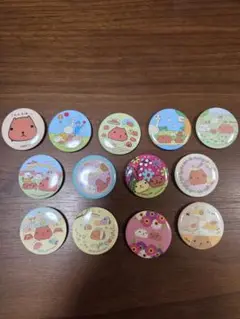 カピバラさん15周年　缶バッジ 14個セット