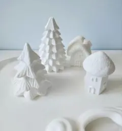 ジェスモナイト　ツリー　ハウス　インテリア　アロマストーン　ホリデー　4点