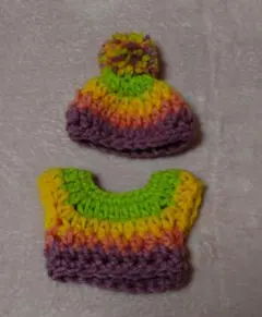 ロボホン用セーター+帽子セット（手編み）