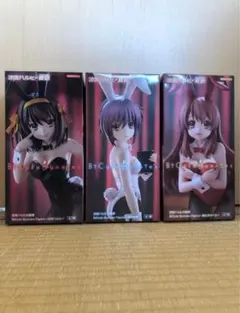 バニーガールフィギュア3体セット