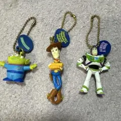 ガチャガチャ　トイ・ストーリー ストラップ 3体セット