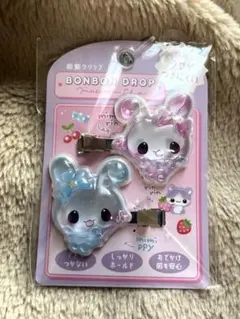 ボンボンドロップ　前髪クリップ　キャンディツインズ　ヘアクリップ