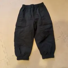 110サイズ ブラック カーゴパンツ