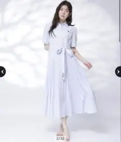 Rene2026現行品♡美品パールボタン♡インディゴワンピース34 Rene2026現行品♡美品パールボタン♡インディゴワンピース34 | Mercari