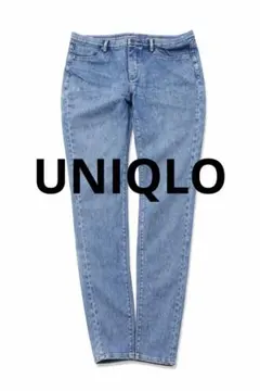 UNIQLO ストレッチデニムパンツ XL ブルー