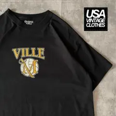 US古着　VILLE バレーボールprint t-shirt