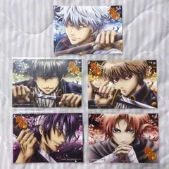 【未開封品】銀魂 ジャンプフェスタ 2010 ブロマイド 全5種