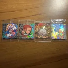 ワンピースウエハースシール第7弾　ルフィ　シャンクス　バギー