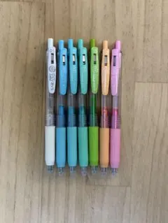 SARASA CLIPボールペンセット 0.5mm 7本 （インク不良）