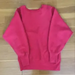 championリバースウィーブ　90s ピンク クルーネック 完全目無し　S