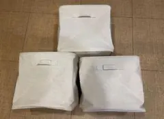 無印良品 ポリエステル綿麻混・ソフトボックス・長方形・大　3個セット