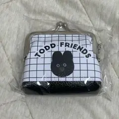 mojojojo がま口ポーチ モノクロ