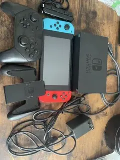 Nintendo Switch 本体とコントローラー+SD128GBセット Nintendo Switch 128GB microSD コントローラーセット - メルカリ