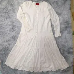 somari ホワイト刺繍シャツ ワンピース サイズ1