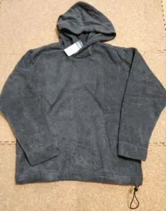 新品　UNIQLO メンズ　ダークグレー フード付きパーカー　Mサイズ　ユニクロ