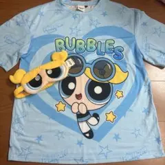 Powerpuff Girls バブルス Tシャツ XS アイマスク