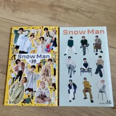 Snow Man 会報 #20 & #16 セット