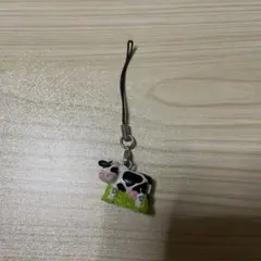 牛のミニチュア ストラップ キーホルダー