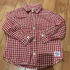 miki house ギンガムチェックシャツ 100